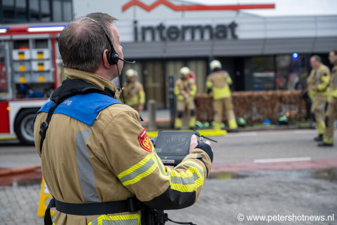 De bestuurder van de brandweer drone